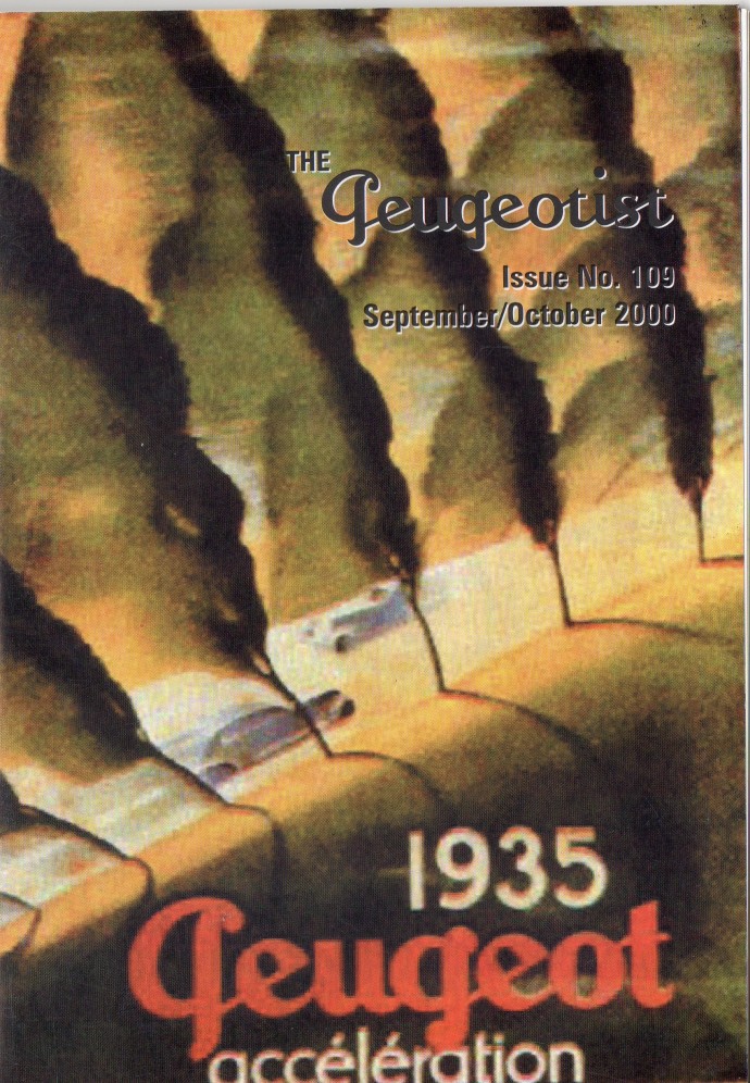 The Pugeotist issue 109 cover