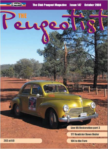 The Pugeotist issue 147 cover