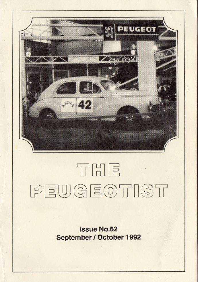 The Pugeotist issue 62 cover